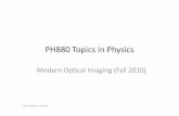 PH880 Topics in Physics