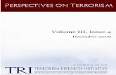 Perspectives on Terrorism (Volume III, Issue 4)