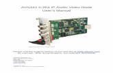 AVN441 h.264 IP Audio Video Node User's Manual - Visionary