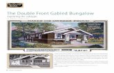 The Double Front Gabled Bungalow - Historic Color for