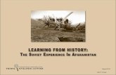 LEARNING FROM HISTORY: THE SOvIET ExpERIENcE IN AFGHANISTAN