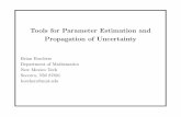 Tools for Parameter Estimation and Propagation of Uncertainty