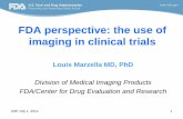 FDA perspective: the use of imaging in clinical trials
