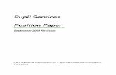 Pupil Services Position Paper - UCLA School Mental Health