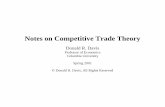 Notes on Competitive Trade Theory - Columbia University