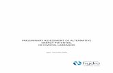 PRELIMINARY ASSESSMENT OF ALTERNATIVE ENERGY POTENTIAL IN
