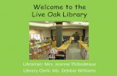 Welcome to the Live Oak Library - { Home : LPSS