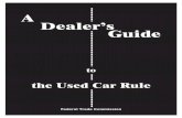A Dealer's Guide to the Used Car Rule - Business Center - Federal