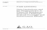 GAO-09-704 Fair Lending: Data Limitations and the Fragmented US
