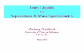 Ionic Liquids in Separations & Mass Spectrometry