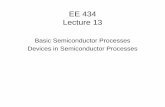Basic Semiconductor Processes Devices in Semiconductor