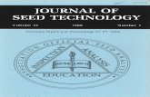 JOURNAL OF SEED TECHNOLOGY