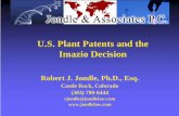 U.S. Plant Patents and the Imazio Decision