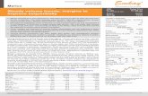 CMP Target Price Steady volume trends; margins to Rs 564 ...