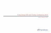 Erste Group CEE and Turkey Conference 2014