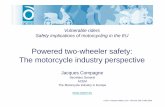 Powered two-wheeler safety: The motorcycle industry ...