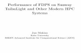 Performance of FDPS on Sunway TaihuLight and Other Modern ...