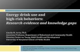 Energy drink use and high-risk behaviors