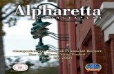 CITY OF ALPHARETTA COMPREHENSIVE ANNUAL FINANCIAL REPORT ...