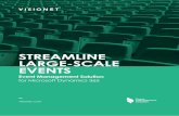 STREAMLINE LARGE-SCALE EVENTS