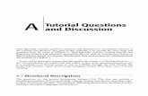 A Tutorial Questions and Discussion