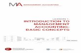 INTRODUCTION TO MANAGEMENT ACCOUNTING: BASIC …