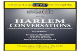 in partnership with present HARLEM CONVERSATIONS