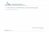 V-22 Osprey Tilt-Rotor Aircraft Program