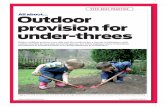 All about Outdoor provision for under-threes
