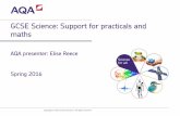 GCSE Science: Support for practicals and maths