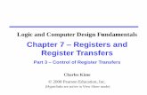 Chapter 7 Registers and Register Transfers