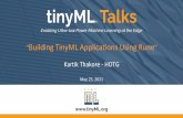 “Building TinyML Applications Using Rune”