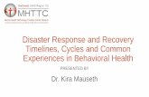 Disaster Response and Recovery Timelines, Cycles and ...