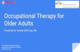 Older Adults Occupational Therapy for