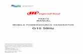 PARTS MANUAL MOBILE POWERSOURCE GENERATOR