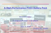 A High-Performance PHEV Battery Pack