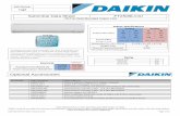 Submittal Data Sheet FTXS09LVJU - Daikin AC