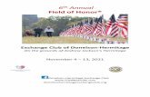 th6 Annual Field of Honor®