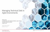 Managing Technical Debt in Agile Environments