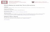 Stock Returns and the Term Structure - Harvard University
