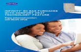 80 GAS FURNACES WITH COMFORT HEAT TECHNOLOGY FEATURE