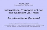 International Transport of Lead and Cadmium via Trade: An ...