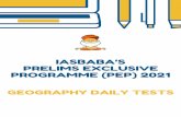 PROGRAMME (PEP) 2021 PRELIMS EXCLUSIVE IASBABA'S