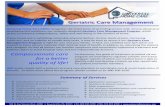 Geriatric!Care!Management! - Universal Home Care