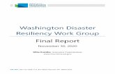 Washington Disaster Resiliency Work Group Final Report ...