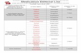 Medication Deferral List - uclahealth.org