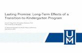 Lasting Promise: Long-Term Effects of a Transition-to ...