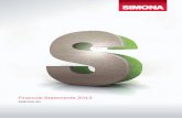 Financial Statements 2013 - SIMONA AG