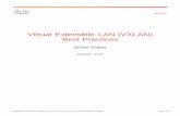 Virtual Extensible LAN (VXLAN) Best Practices