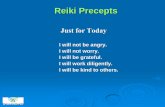 Reiki Precepts - Nursing Library